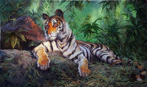 Polina & Dmitry Luchanov. tigr