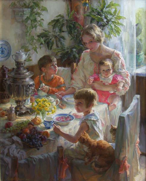 Polina & Dmitry Luchanov. modern family portrait