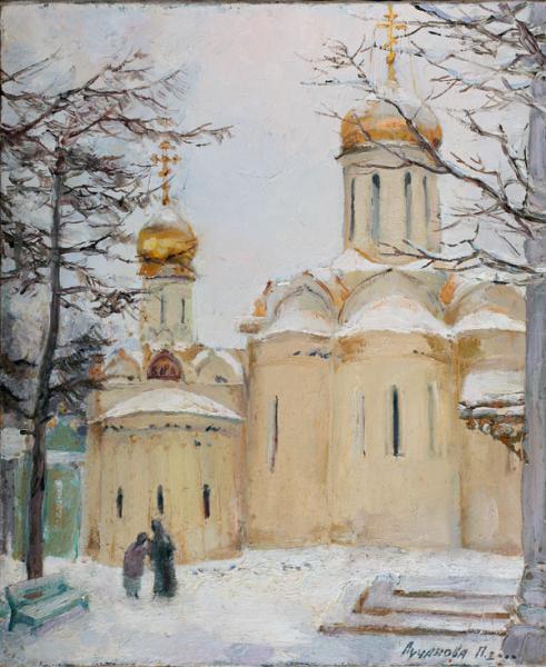 Polina & Dmitry Luchanov. Laurel winter 50-60cm oil on canvas 2000
