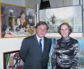 Polina & Dmitry Luchanov. photo with Yavlinsky on display in the British Ambassador rezdentsii 2010