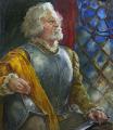 Polina & Dmitry Luchanov. The gray-haired knight on canvas 60h70sm 2009
