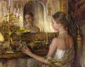 Polina & Dmitry Luchanov. The Mirror oil on canvas 80h100sm 2009
